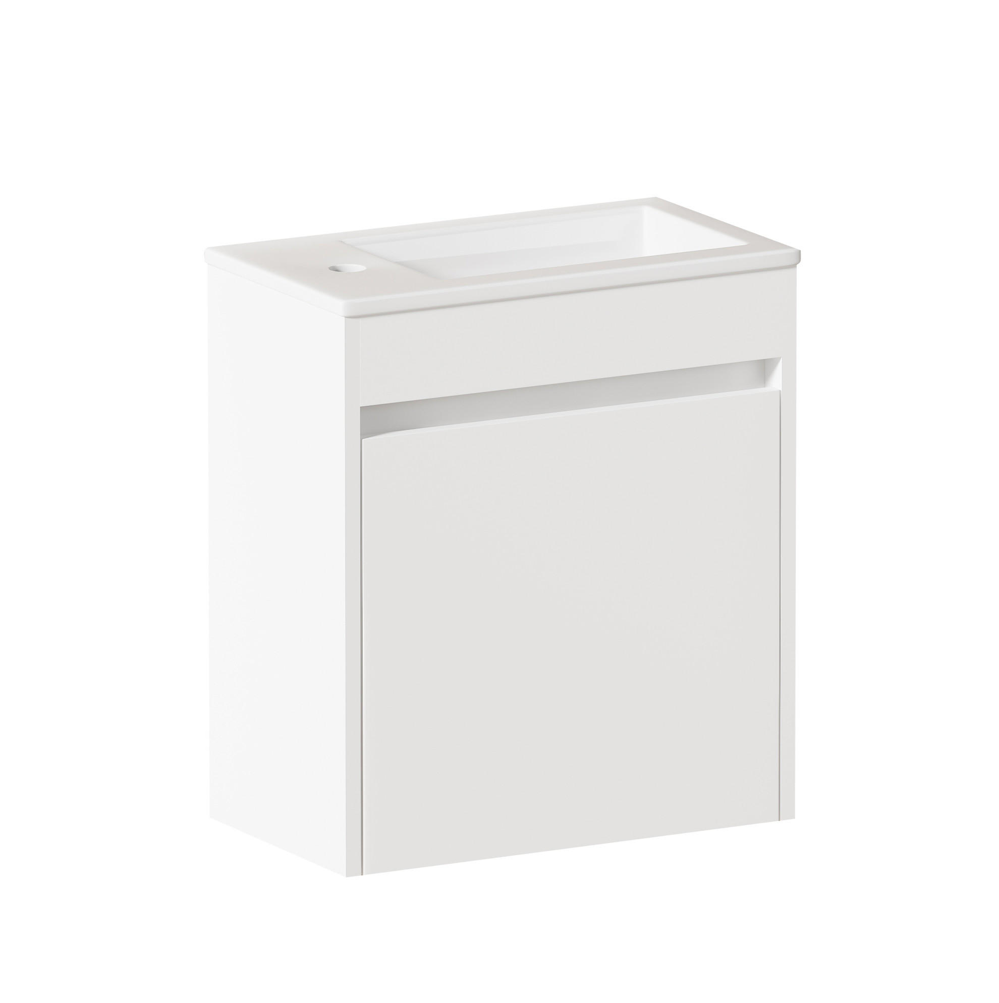 Beauniv Badezimmerschrank Weiß 26x51.5x46 cm