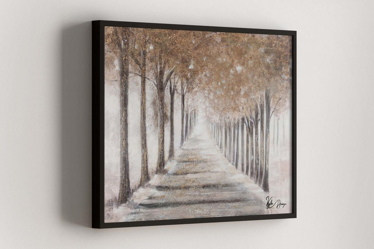 ACRYLBILD HANDGEMALT 100/75 cm - Beige, Holz/Textil (100/75cm) - KUNSTLOFT