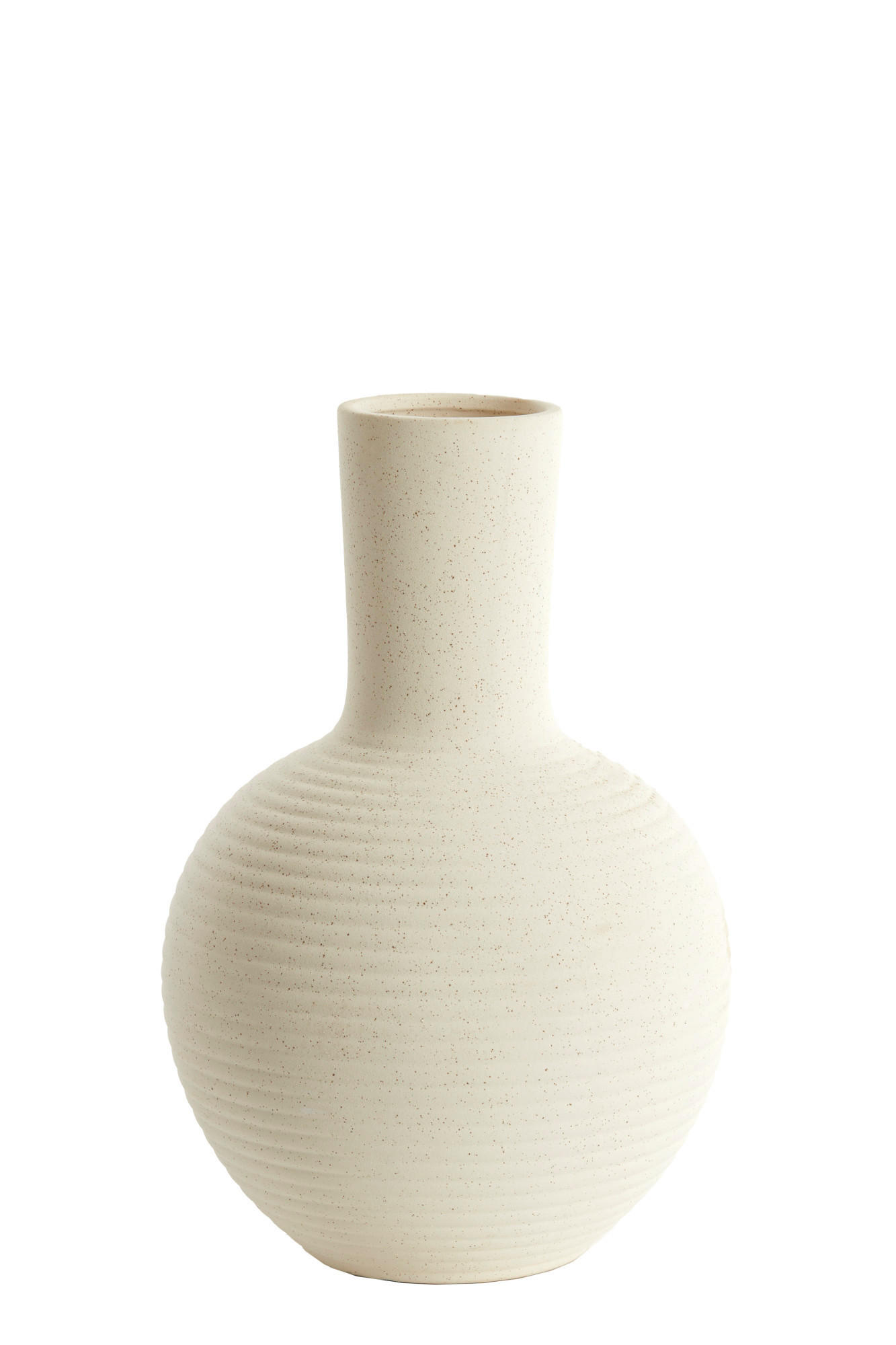 VASE Ulloa Weiß Ø28,5/42 cm - Weiß, Keramik (42cm) - Light & Living