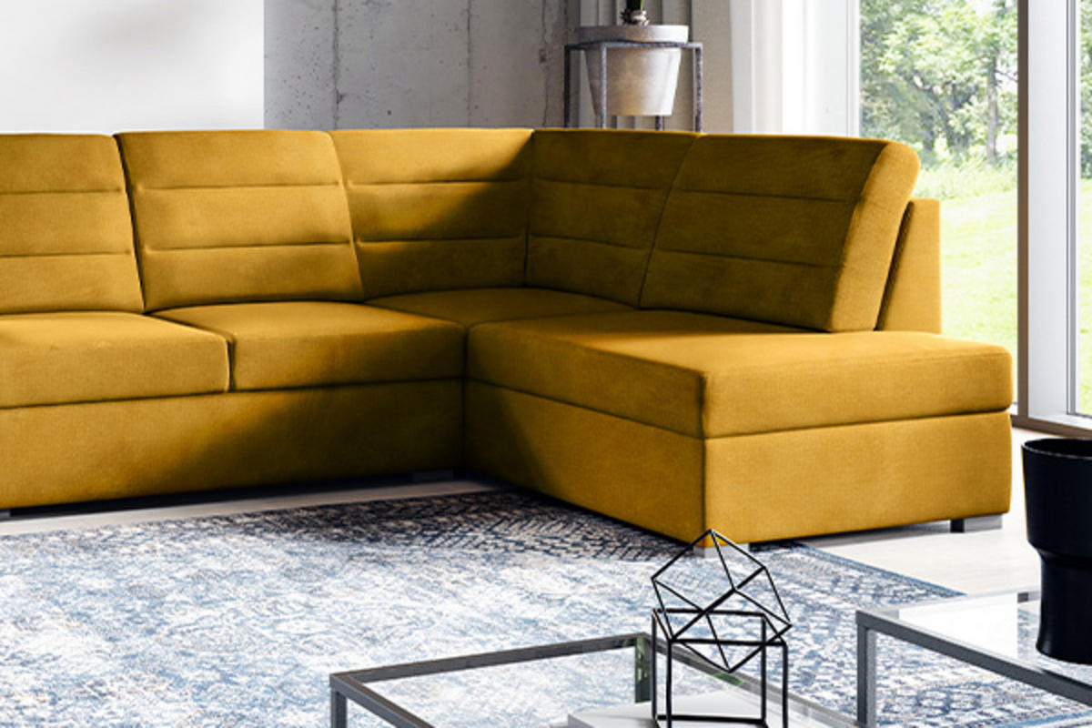 ECKSCHLAFSOFA - Ecksofa Gardenia - Khaki -Rechts - Grün, Holzwerkstoff (264/190cm) - Möblo