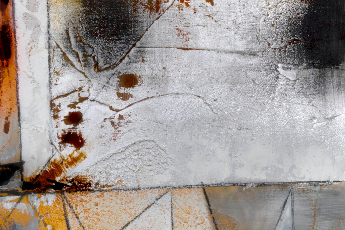 ACRYLBILD HANDGEMALT 120/80 cm - Braun/Grau, Holz/Textil (120/80cm) - KUNSTLOFT