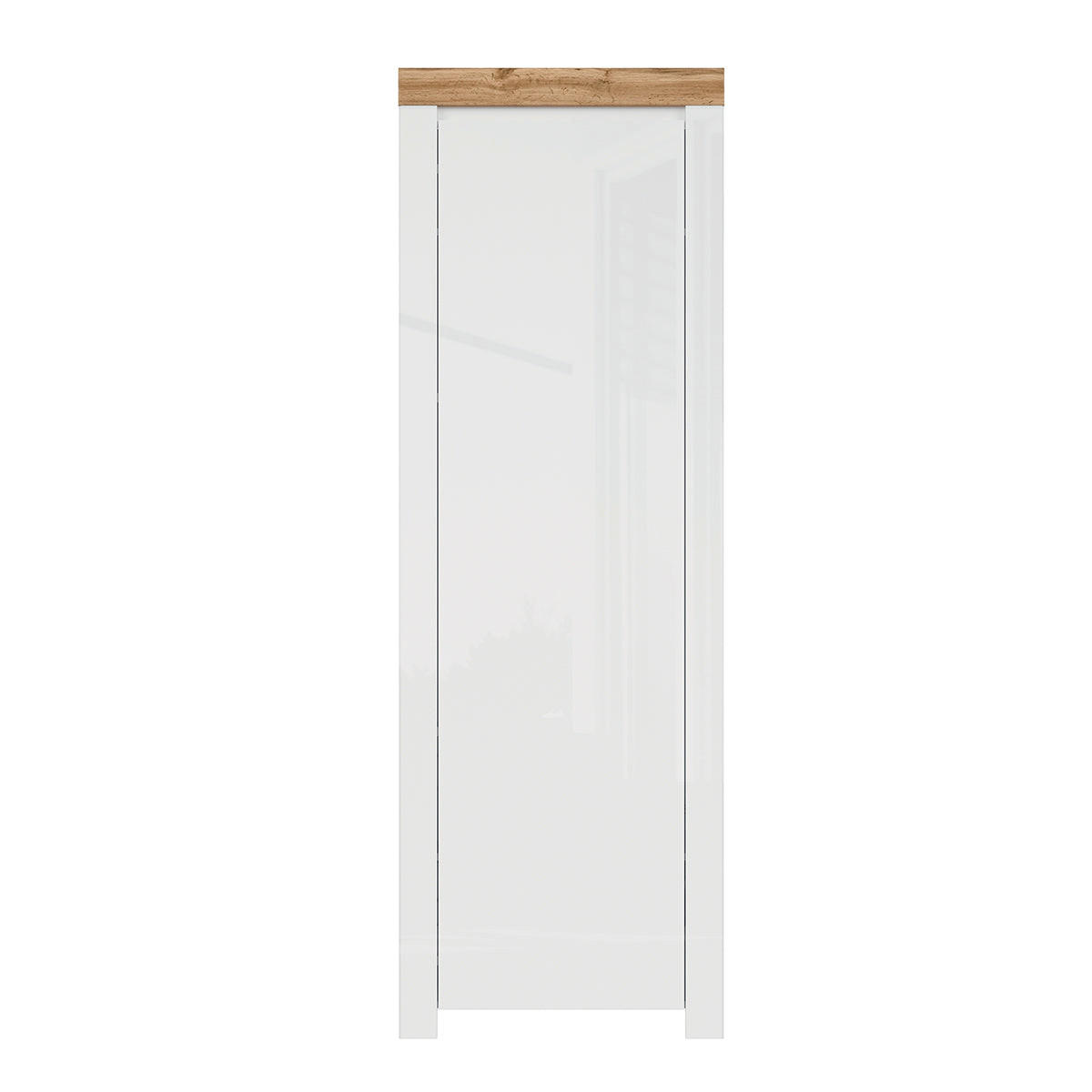 PŘEDSÍŇOVÝ NÁBYTEK Hella Bílá a dřevo - bílá, kompozitní dřevo (68/203/37cm) - Petits-meubles