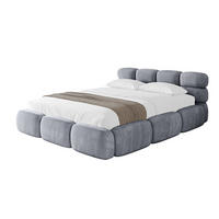 POLSTERBETT mit Bettkasten und Lattenrost, Boxbett ohne Matratze - NOMA 120x200 Grau - Grau, Holzwerkstoff/Textil (120/200cm) - ALTDECOR