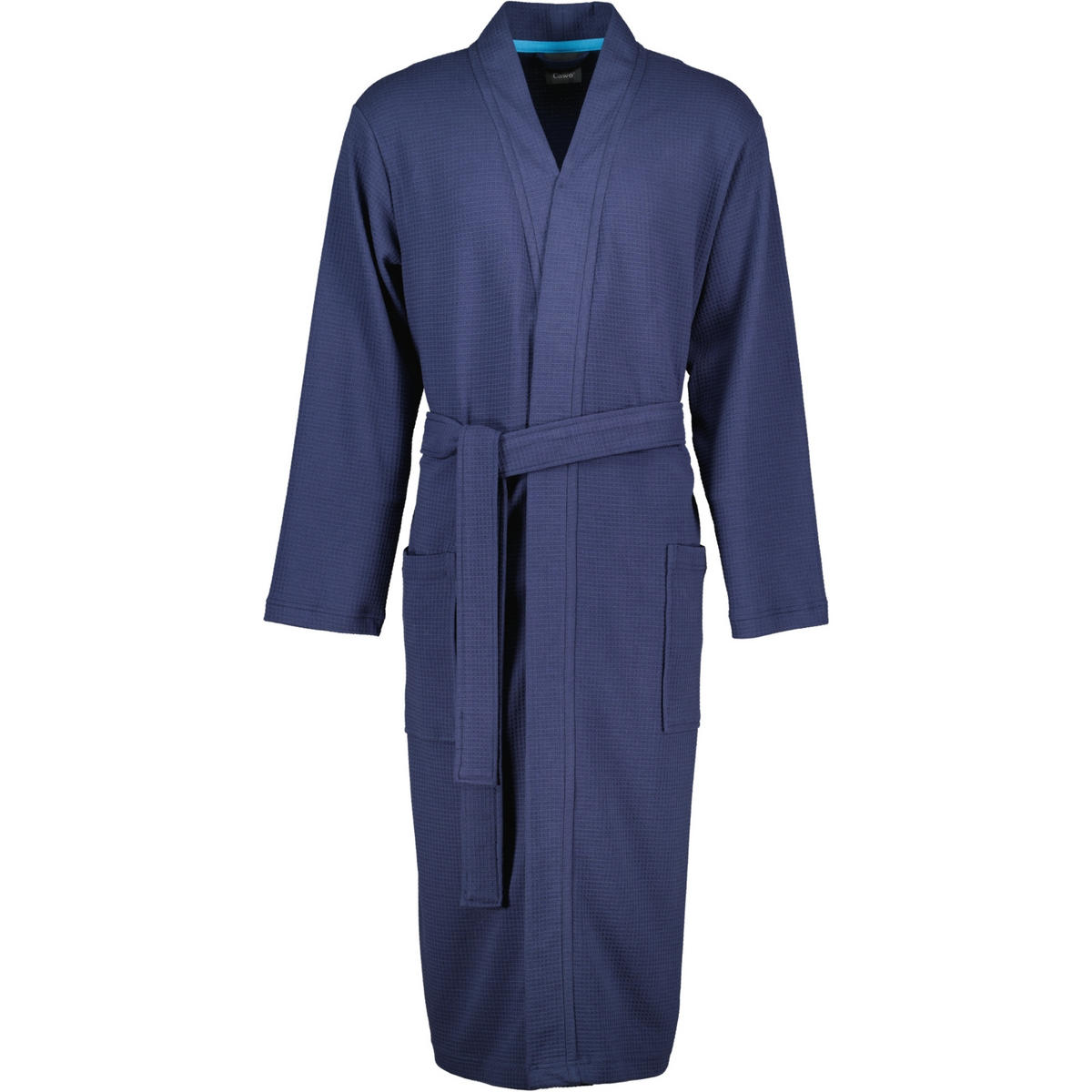 BADEMANTEL HERREN KIMONO 816 MARINE - 14 - Blau, Textil (Lnull) - Cawoe