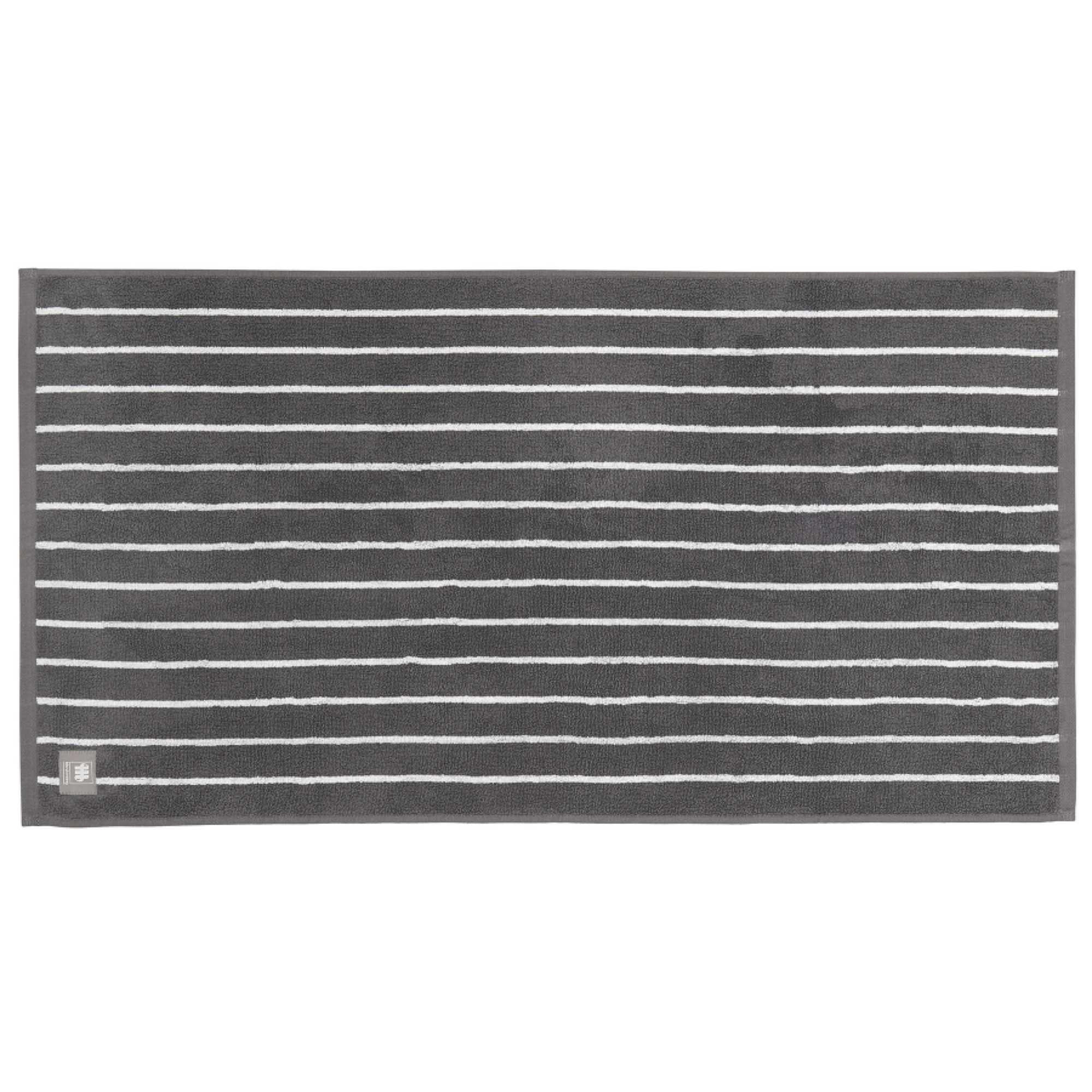 HANDTUCH NEEDLESTRIPE - Anthrazit, Textil (50/100cm) - Musterring