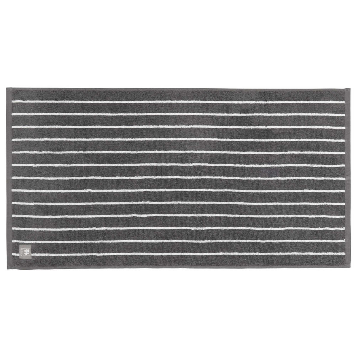 HANDTUCH NEEDLESTRIPE - Anthrazit, Textil (50/100cm) - Musterring