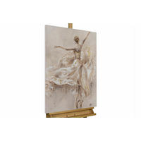 ACRYLBILD HANDGEMALT 60/90 cm - Beige, Holz/Textil (1.58/90cm) - KUNSTLOFT