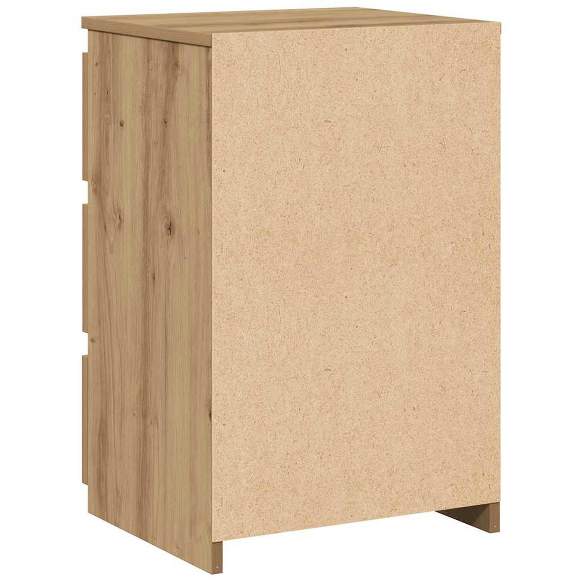 NACHTTISCH Artisan-Eiche 40/35/62,5 Cm Holzwerkstoff - Braun, Holzwerkstoff (35/62.5/40cm) - vidaXL