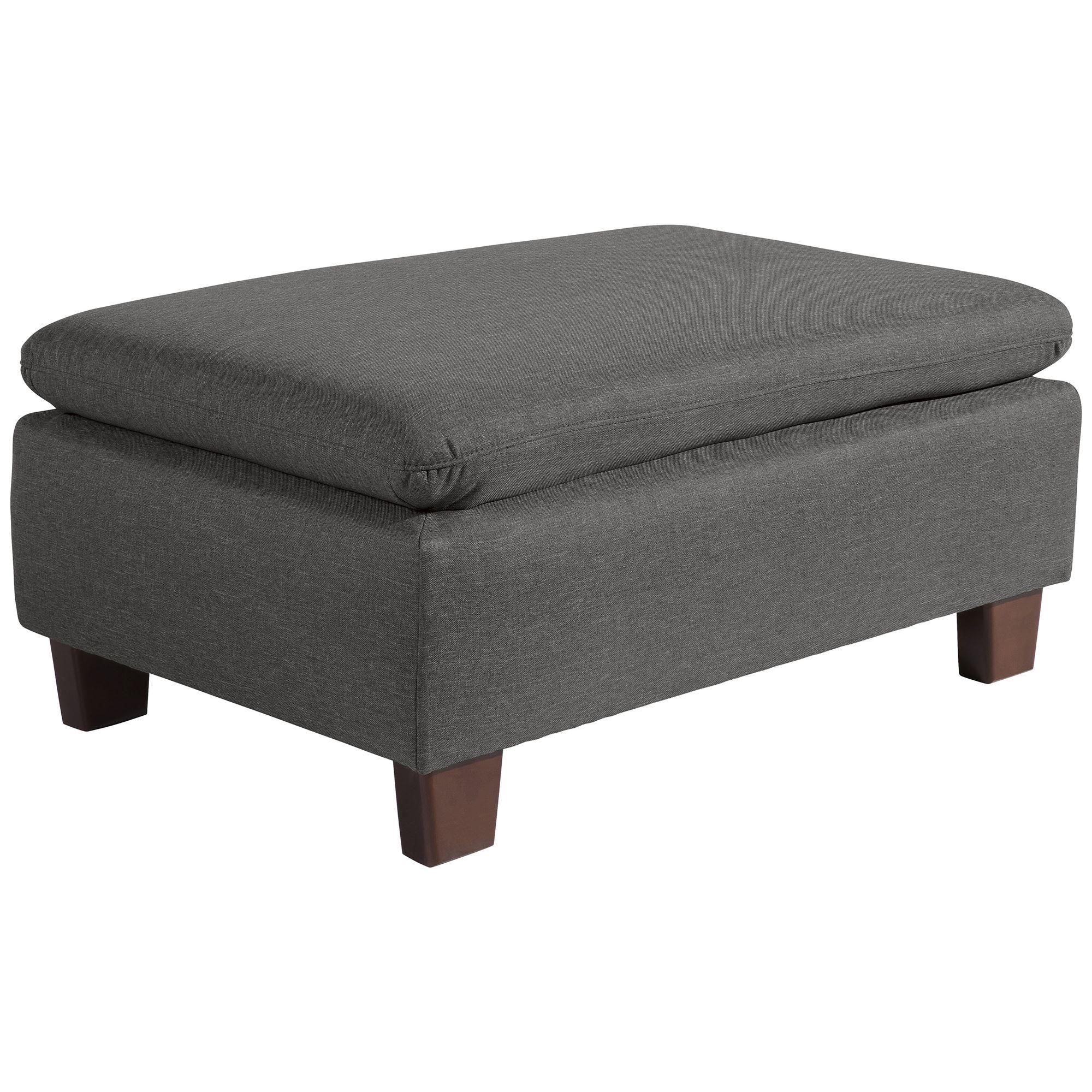 58aufmkessel Polsterhocker Anthrazit 90x43x60 cm