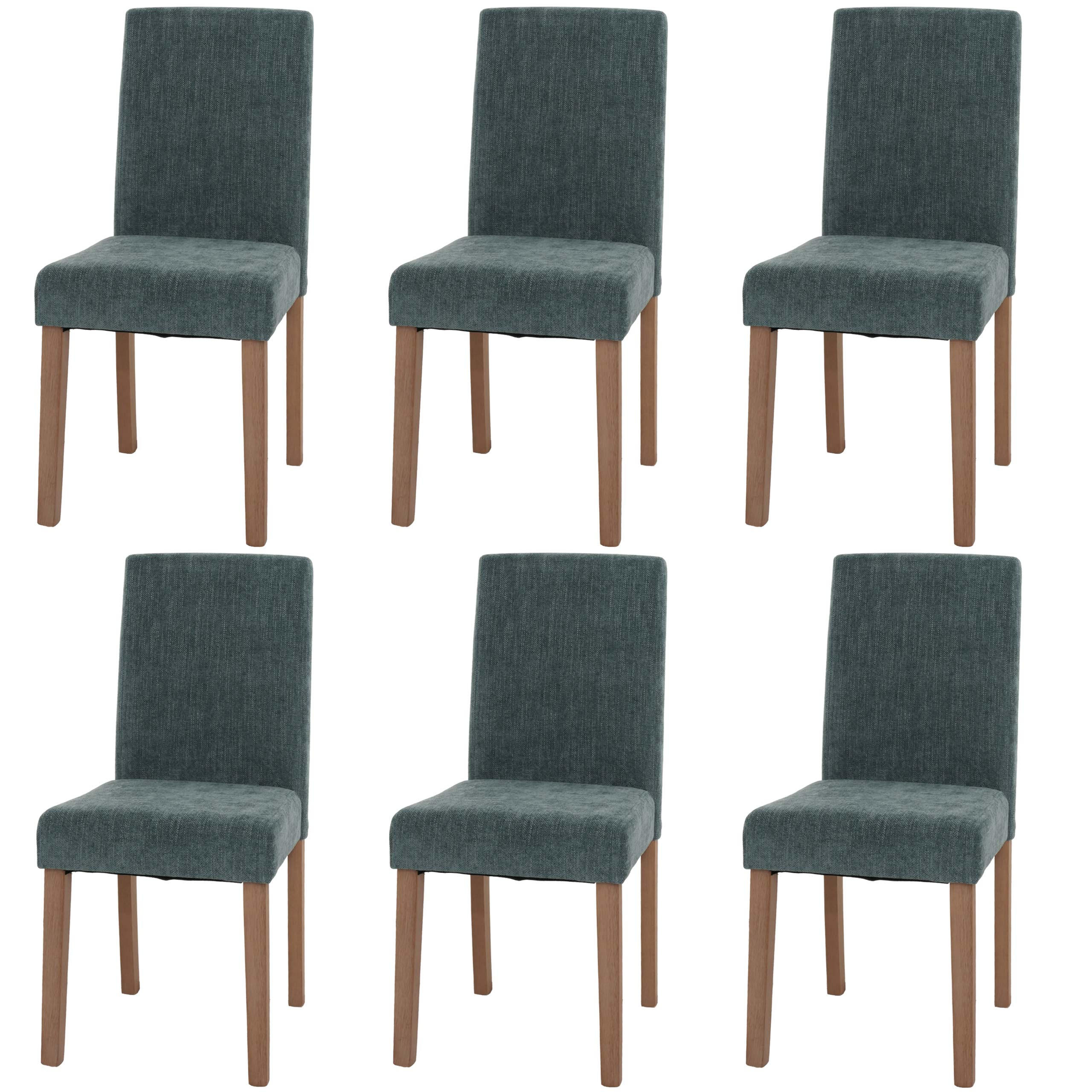 ESSZIMMERSTUHL Grün 6er-Set - Grün, Textil (42/90/50cm) - MCW