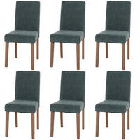 ESSZIMMERSTUHL Grün 6er-Set - Grün, Textil (42/90/50cm) - MCW