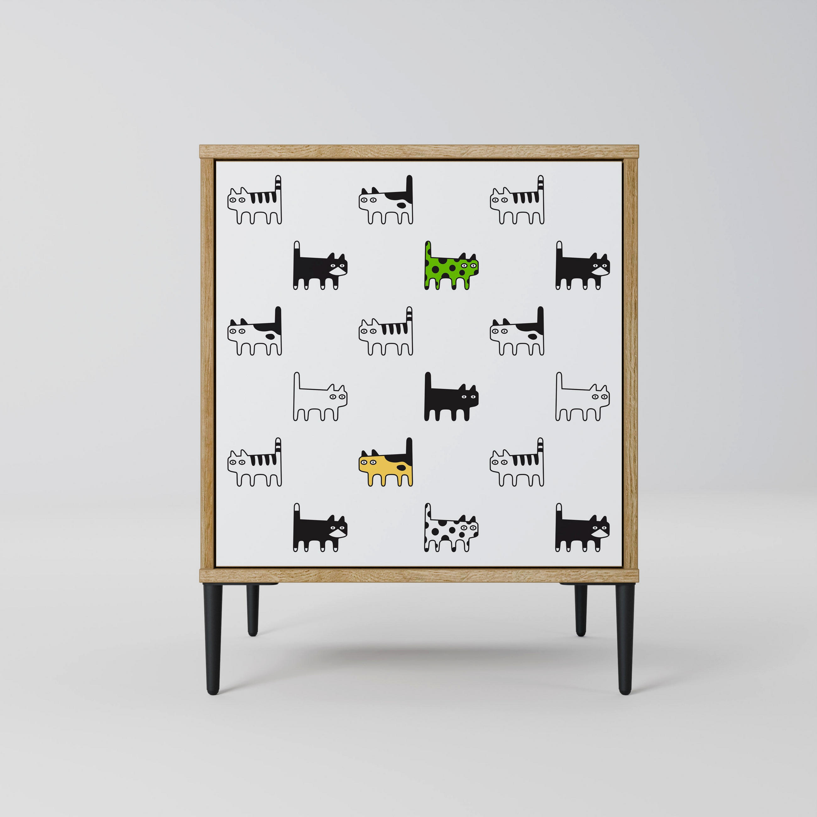 SpaceRebels Sideboard Eiche 57.5x72.5x42 cm