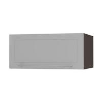 KLAPPHÄNGESCHRANK Kvantum W6B/80 Dust Grey Matt / Lava Matt 80 / 59 / 36cm - Dunkelgrau/Grau, Holz/Holzwerkstoff (80/36/59cm) - Feldmann-Wohnen