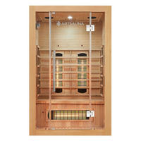 INFRAROTKABINE Kiruna 120 mit Dual Technologie & Hemlockholz - Naturfarben, Holz (120/190/105cm) - Artsauna