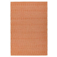 TEPPICH handgewebt Berber Wolle & Baumwolle SILWAN Orange 100 x 150 cm - Orange, Naturmaterialien (100/150cm) - Novatrend