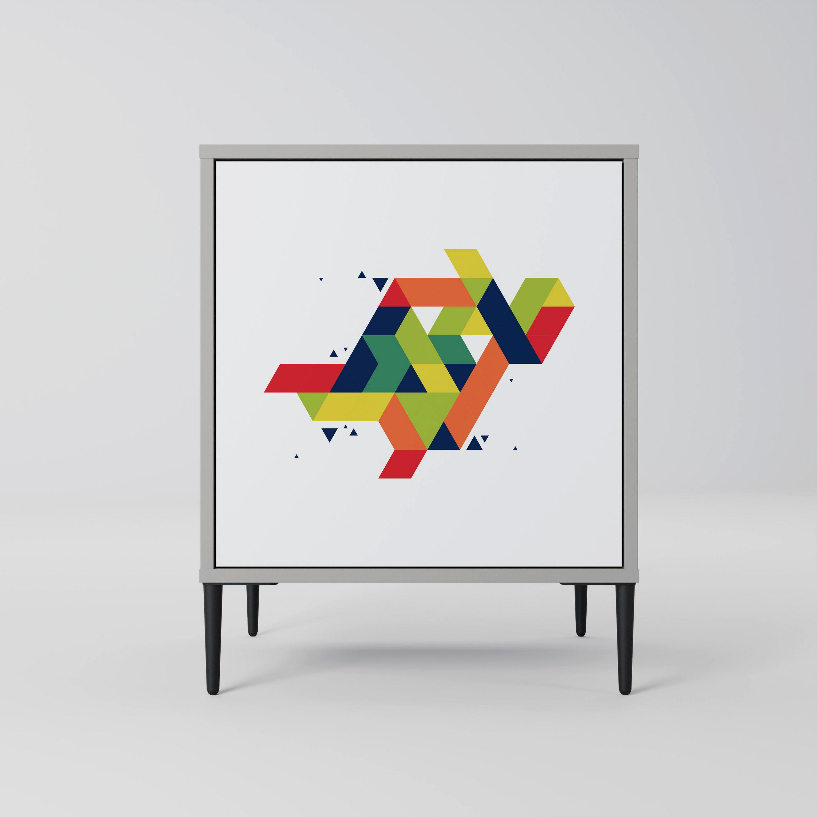 SpaceRebels Sideboard Grau 57.5x72.5x42 cm