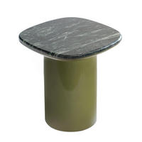 COUCHTISCH, Olivgrün - Grün, Naturmaterialien (42/42/45cm) - Oviala