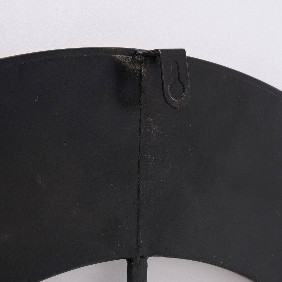 LOFT-UHR Colorado Ø 60 cm - Schwarz, Holzwerkstoff (60/60/1cm) - Boltze Home