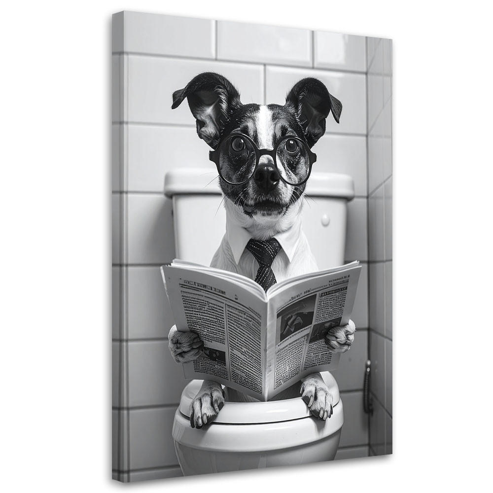 LEINWANDBILD Tiere 70x100cm - Grau, Textil (70/100cm) - Feeby