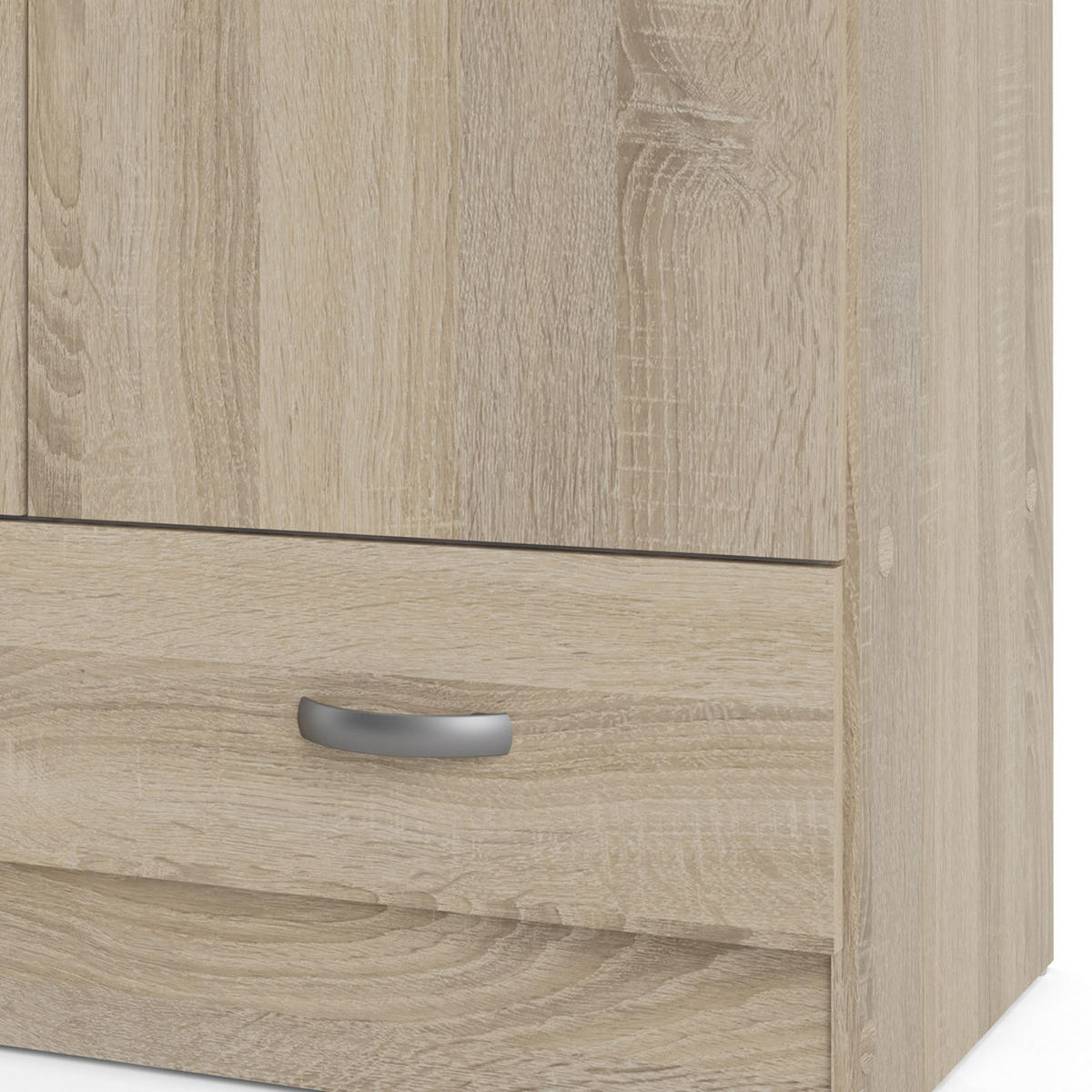 GARDEROBENSCHRANK Eiche Dekor - Eiche Wotan, Holzwerkstoff (80/171/36cm) - ebuy24