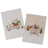 KÜCHENTÜCHER Carrie 50/70 cm, 2er-Set - Multicolor, Naturmaterialien (50/70cm) - Boltze Home