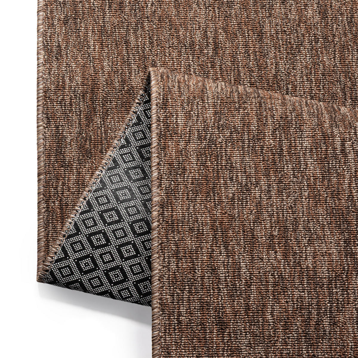 TEPPICH NIZZA Braun 120/170 cm - Braun, Kunststoff (120/170cm) - Tapiso