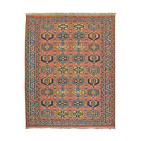 HANDWEBTEPPICH Sumak Shahsavan Orange 180/145 cm Schurwolle - Orange, Textil (145/180cm) - Looma