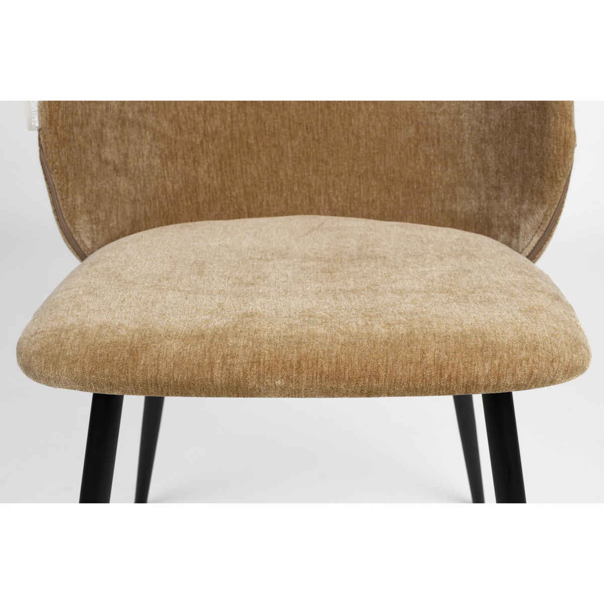ESSZIMMERSTUHL Cozy Gelb - 2 er Set - Beige/Gelb, Holzwerkstoff (53/82/57cm) - Zuiver