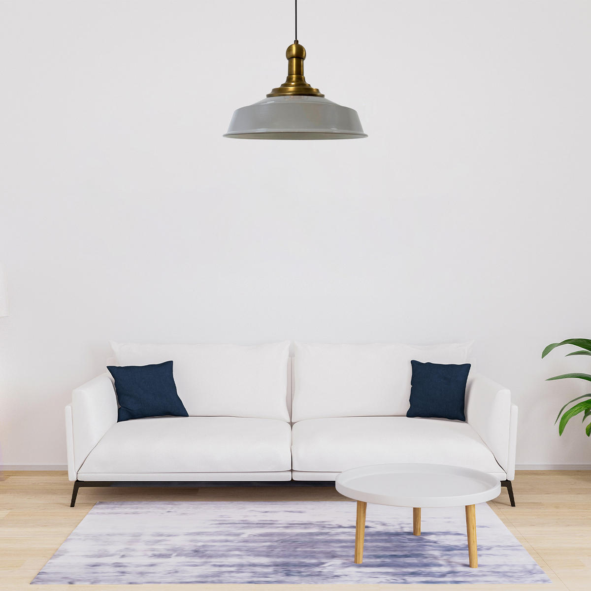 KÜCHENLAMPE Asletl Long-Knob 40/30 cm - Grau, Metall (30/40/30cm) - Bamyum