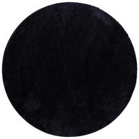 HOCHFLOR SHAGGY TEPPICH PALACE RUND - Schwarz, Textil (160/160cm) - Snapstyle