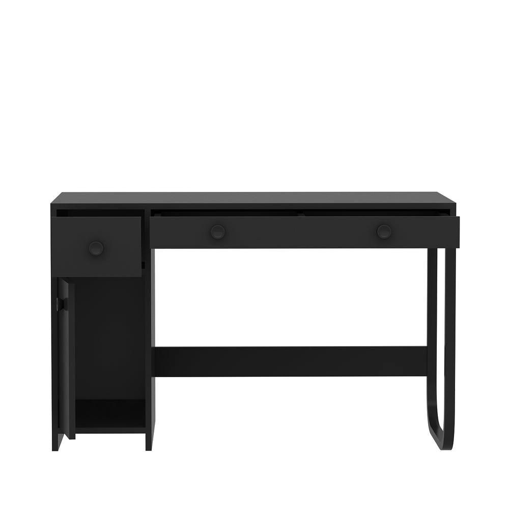 SCHREIBTISCH Asil mit Metallfüße Schwarz 9901 - Schwarz, Holzwerkstoff/Metall (60/120/73.8cm) - moebel17