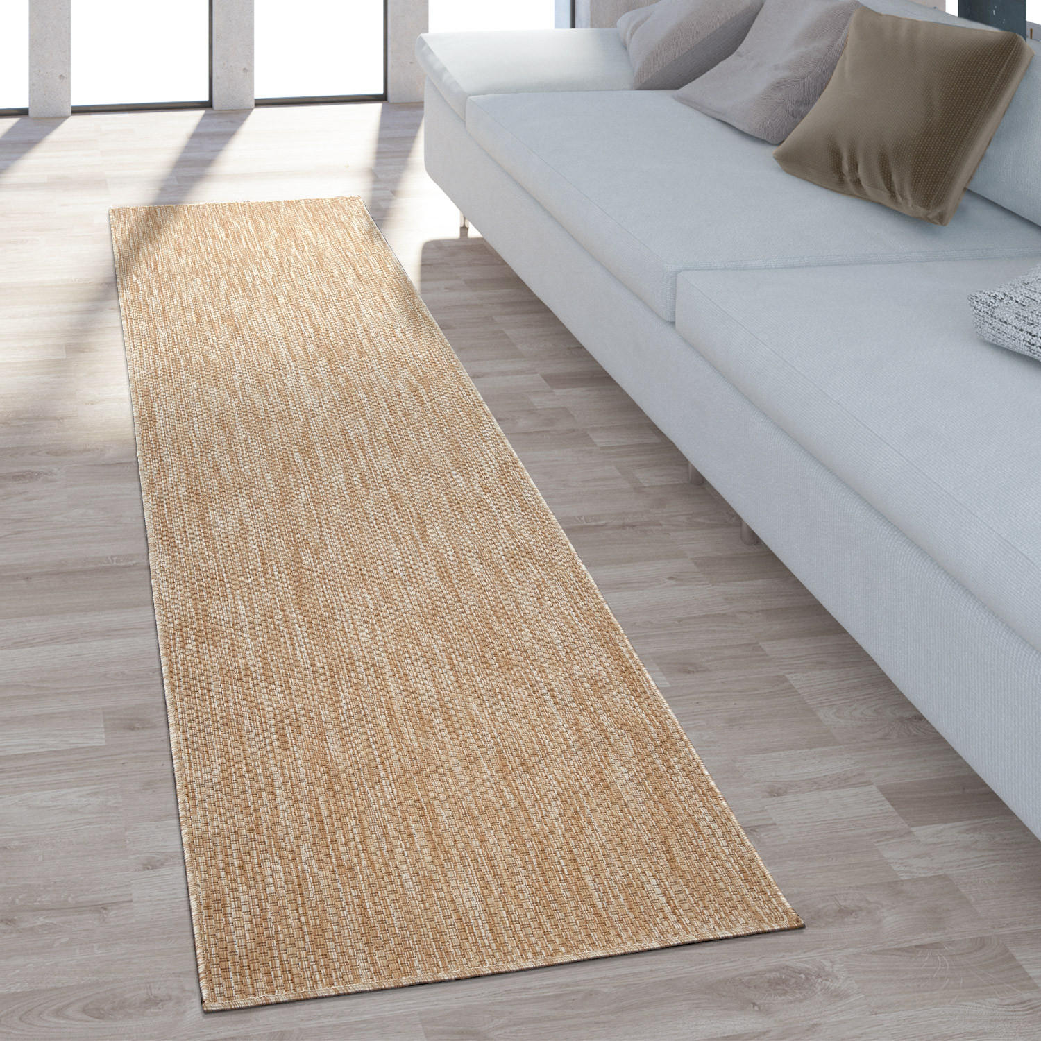 OUTDOORTEPPICH 60/100 cm Venedig 165 - Naturfarben, Textil (60/100cm) - Paco Home