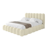 POLSTERBETT mit Bettkasten und Lattenrost, Bett mit Matratze H3/H4 - SORA 180x200 Beige - Taupe, Holzwerkstoff/Textil (180/200cm) - ALTDECOR