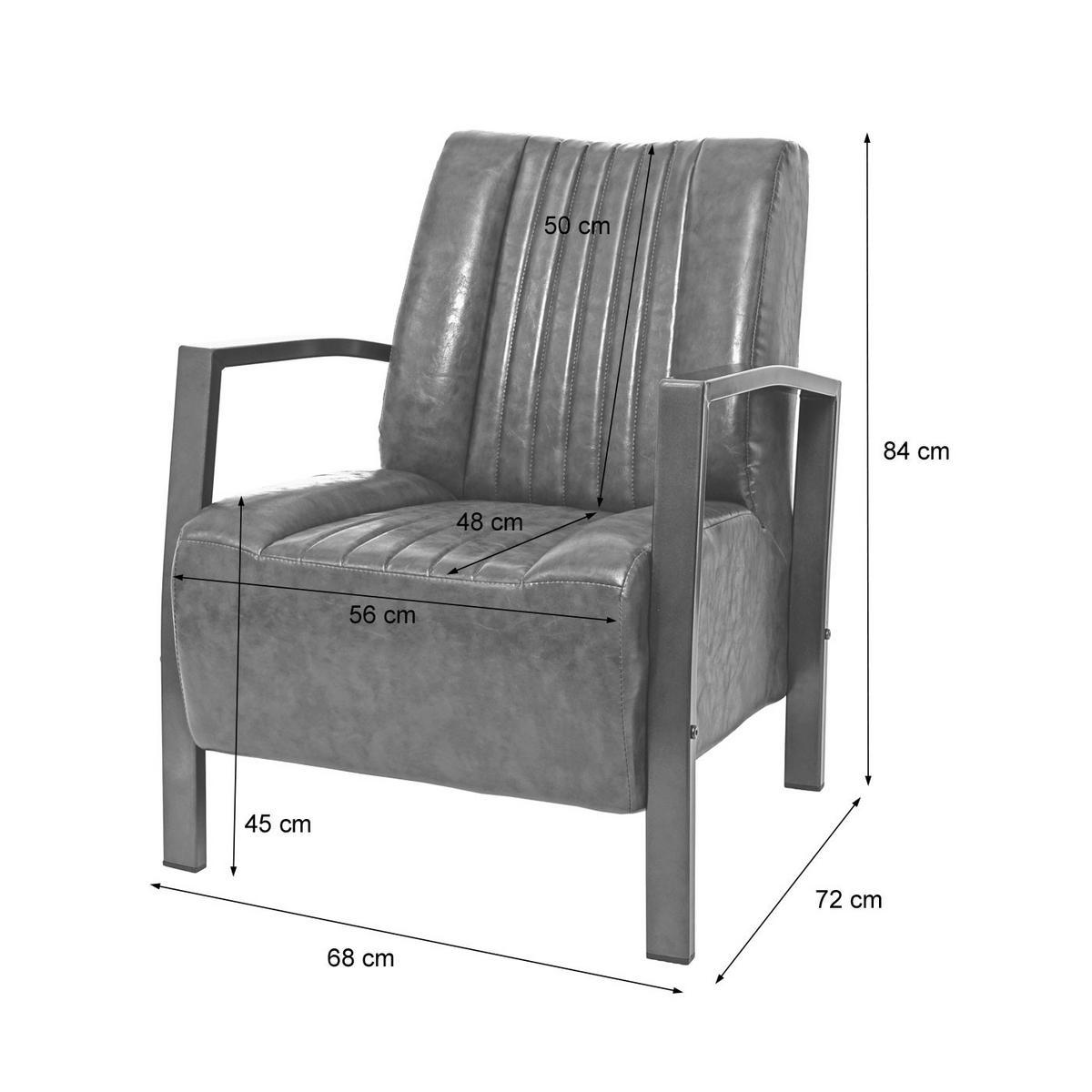 RELAXSESSEL Braun - Braun, Textil (68/84/72cm) - MCW
