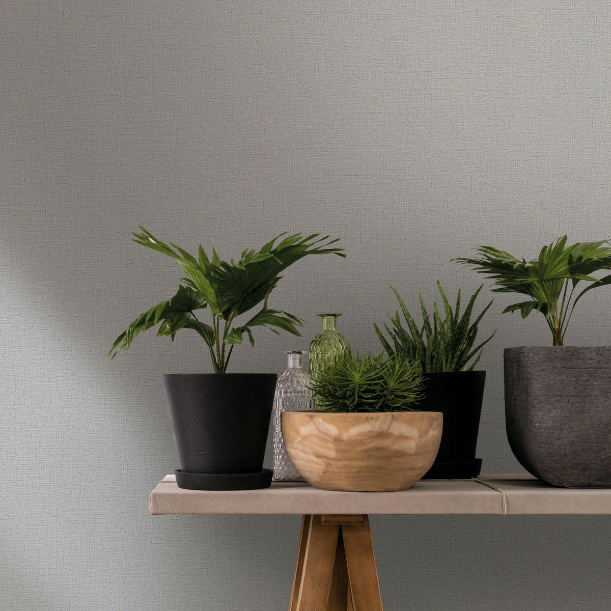 VLIESTAPETE Uni Tapete grau - Hellgrau, Papier (53/1005cm) - marburg