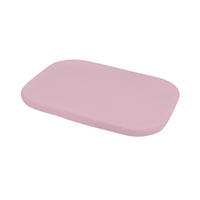 CEARȘAF cu elastic pentru bebe 5in1 - roz antic, material textil (65/93cm) - waldin