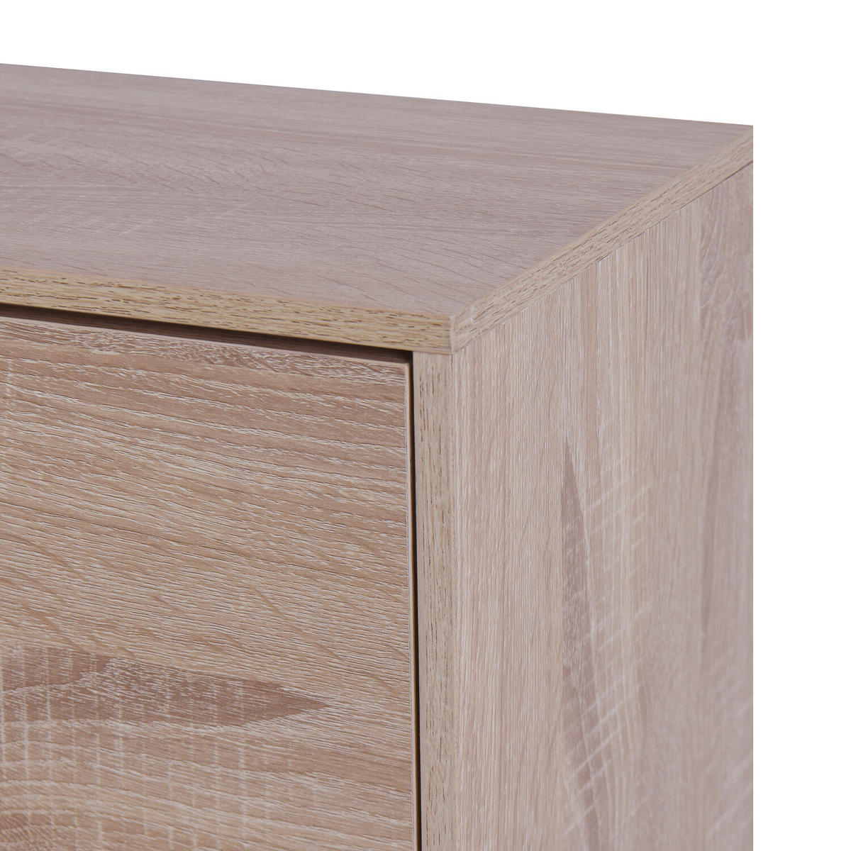 SCHUHSCHRANK mit 3 Klappen 60/24/120 cm - Hellbraun, Holzwerkstoff (24/120/60cm) - Urban Meuble