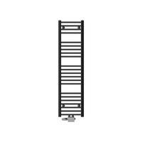 BADHEIZKÖRPER Sahara 300x1400 mm Anthrazit gerade mit Ventil Universal - Anthrazit, Metall (30/140/3cm) - LuxeBath
