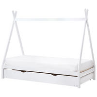 KINDERBETT 90x200 cm Weiß Talmontiers - Weiß, Holz (90/200cm) - Beliani