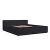 POLSTERBETT Casto mit Stauraum 180/200 cm Anthrazit im Poso Stoff - Anthrazit/Schwarz, Holz/Holzwerkstoff (180/200cm) - AltaBeds