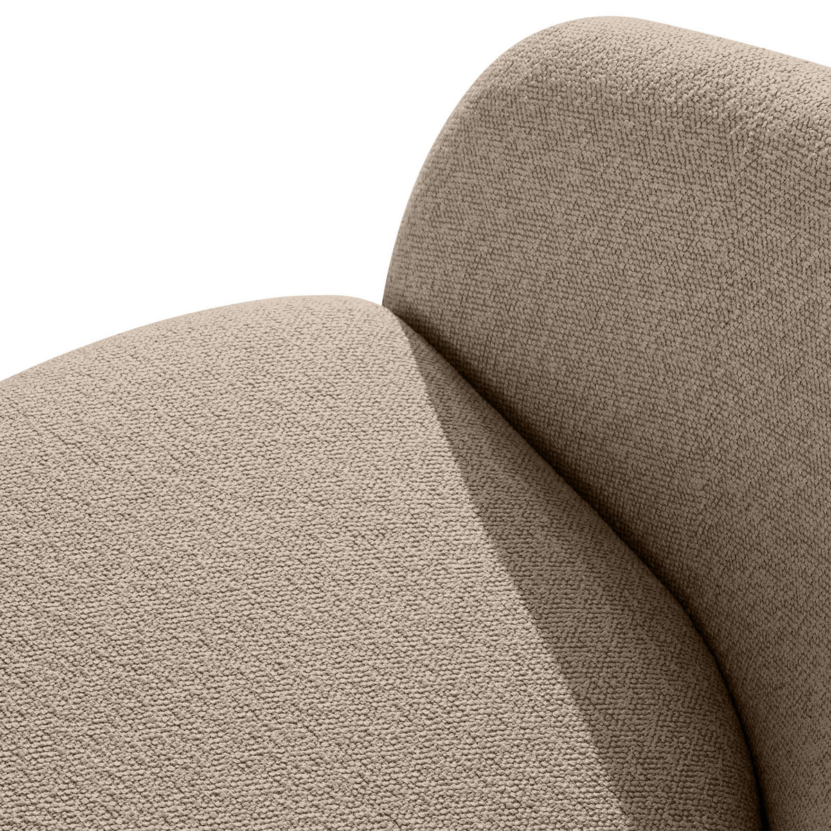 GARTENMÖBELSET SOLIS Gartenlounge-Set, hellbraun/beige - Hellbraun, Textil/Metall - KONSIMO®