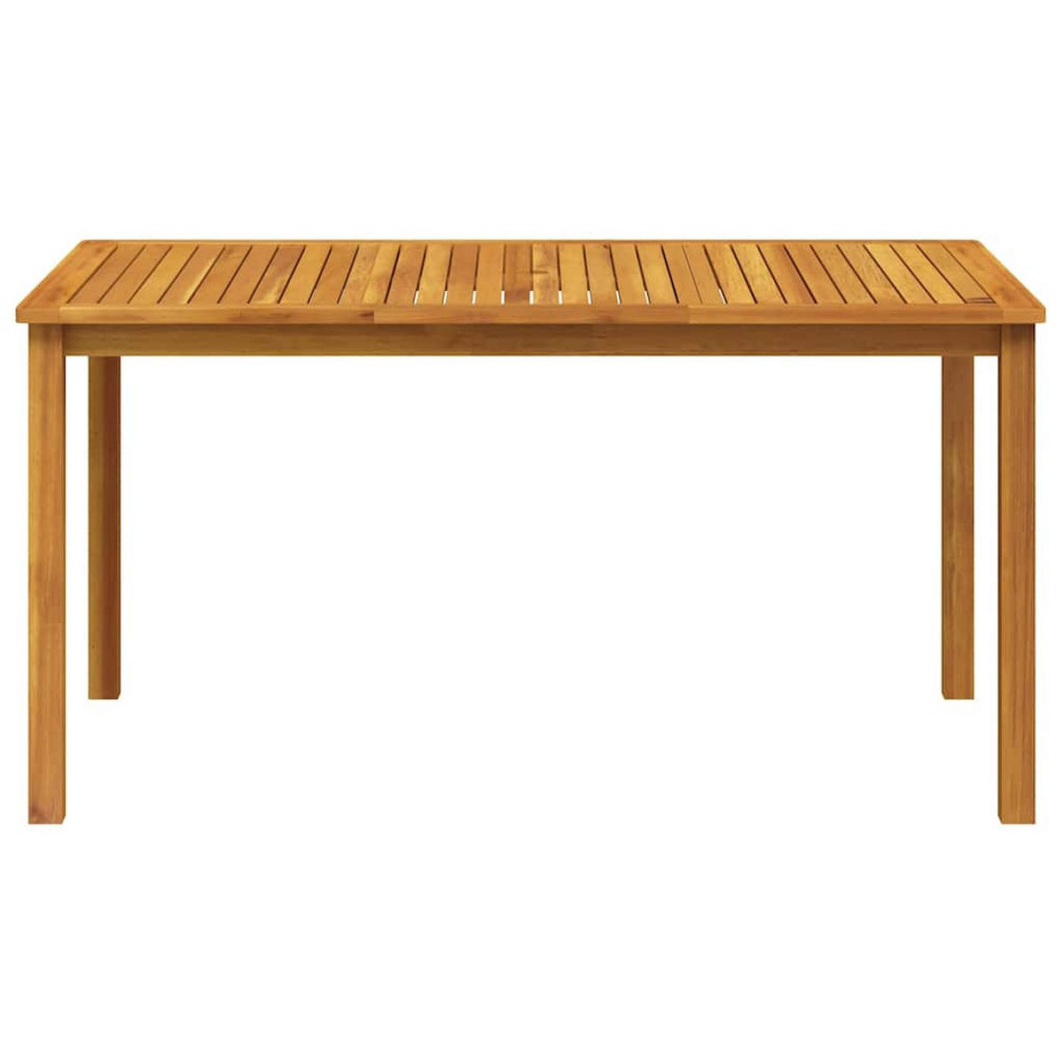 GARTENTISCH 150/90/74 Cm Massivholz Akazie - Braun, Holz (150/90/74cm) - vidaXL