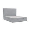 POLSTERBETT Eliot mit Stauraum 120/200 cm Grau im Alta Stoff - Schwarz/Grau, Holz/Holzwerkstoff (120/200cm) - AltaBeds