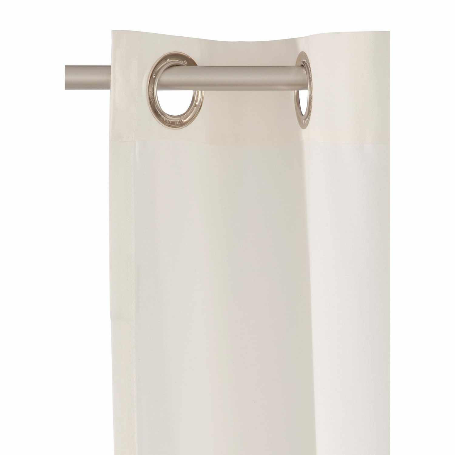 ÖSENVORHANG DOVE Blickdicht - Zwetschgefarben, Textil (140/0.5/245cm) - Tom Tailor