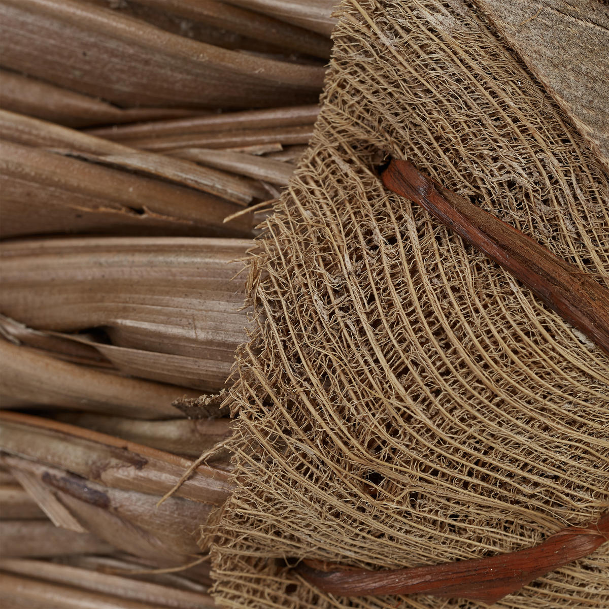 VOGELHAUS - Braun, Textil (20/31/20cm) - Relaxdays