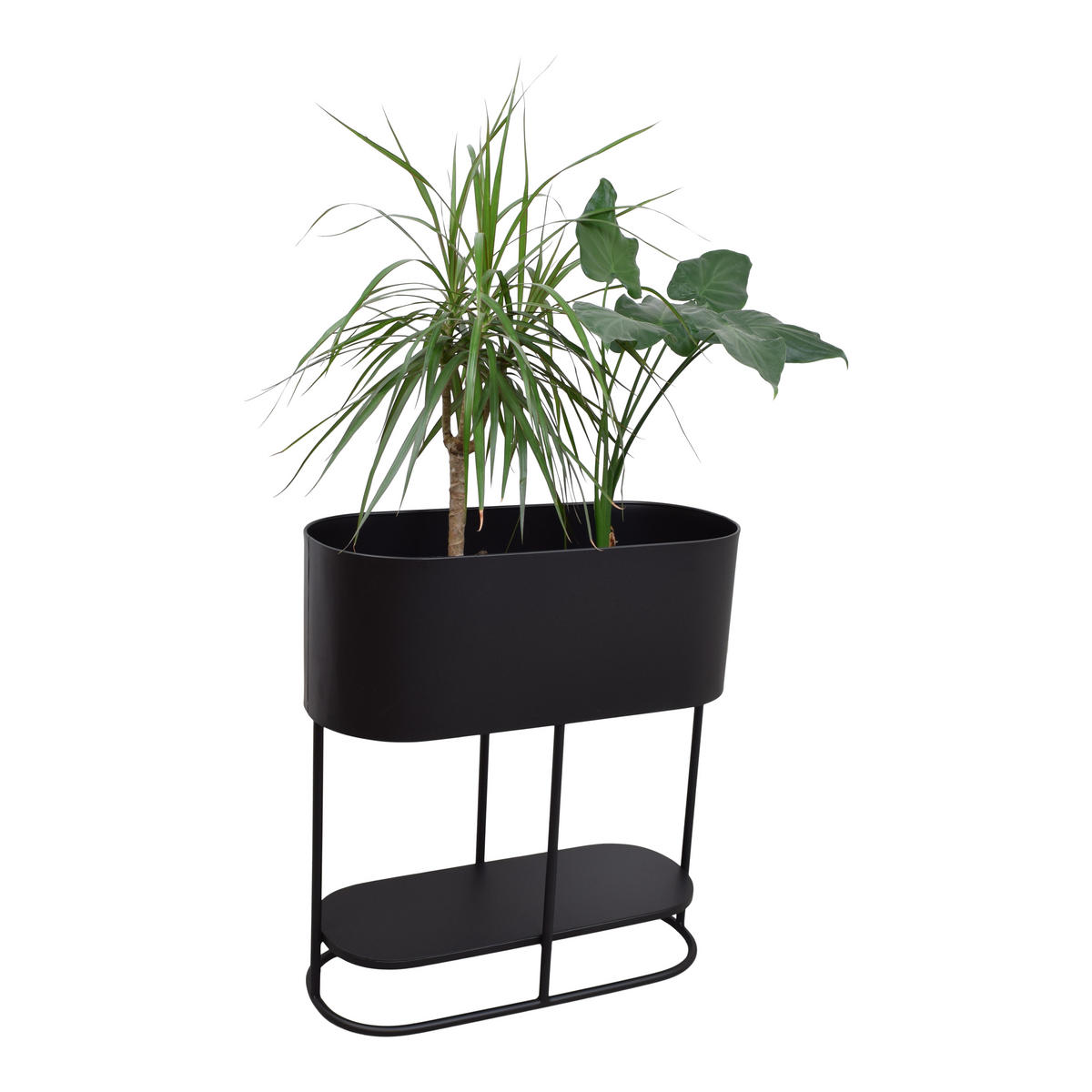PFLANZENTOPF Vera Schwarz - Schwarz, Metall (60cm) - LOFT42