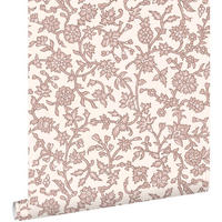 TAPETE Blumenmuster 50 x 900 cm - Pink, Papier (50/900cm) - ESTAhome