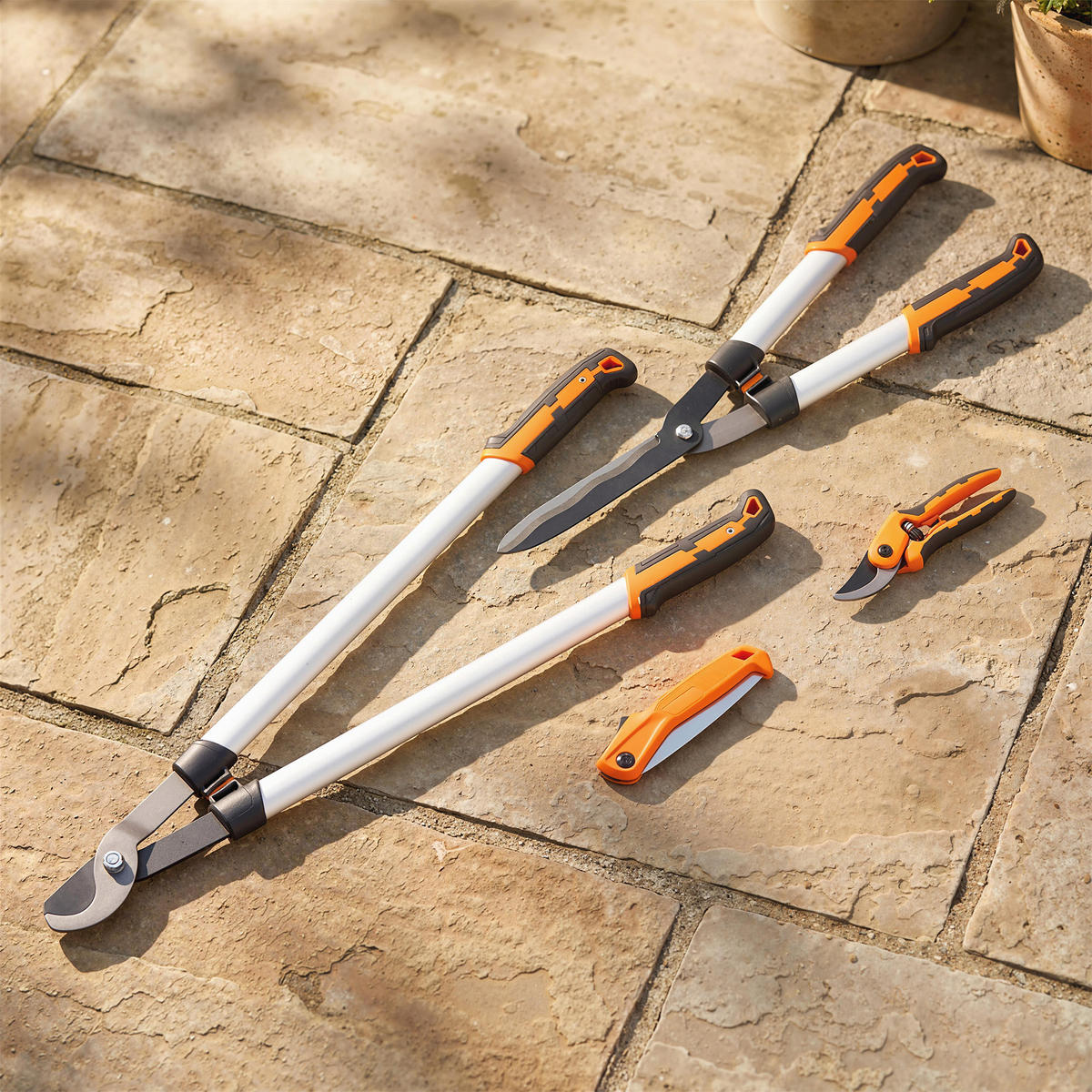 HECKENSCHERE 4er-Set DE-13877 Aluminium - Silberfarben, Metall (18/4.5/63cm) - ComfortXL