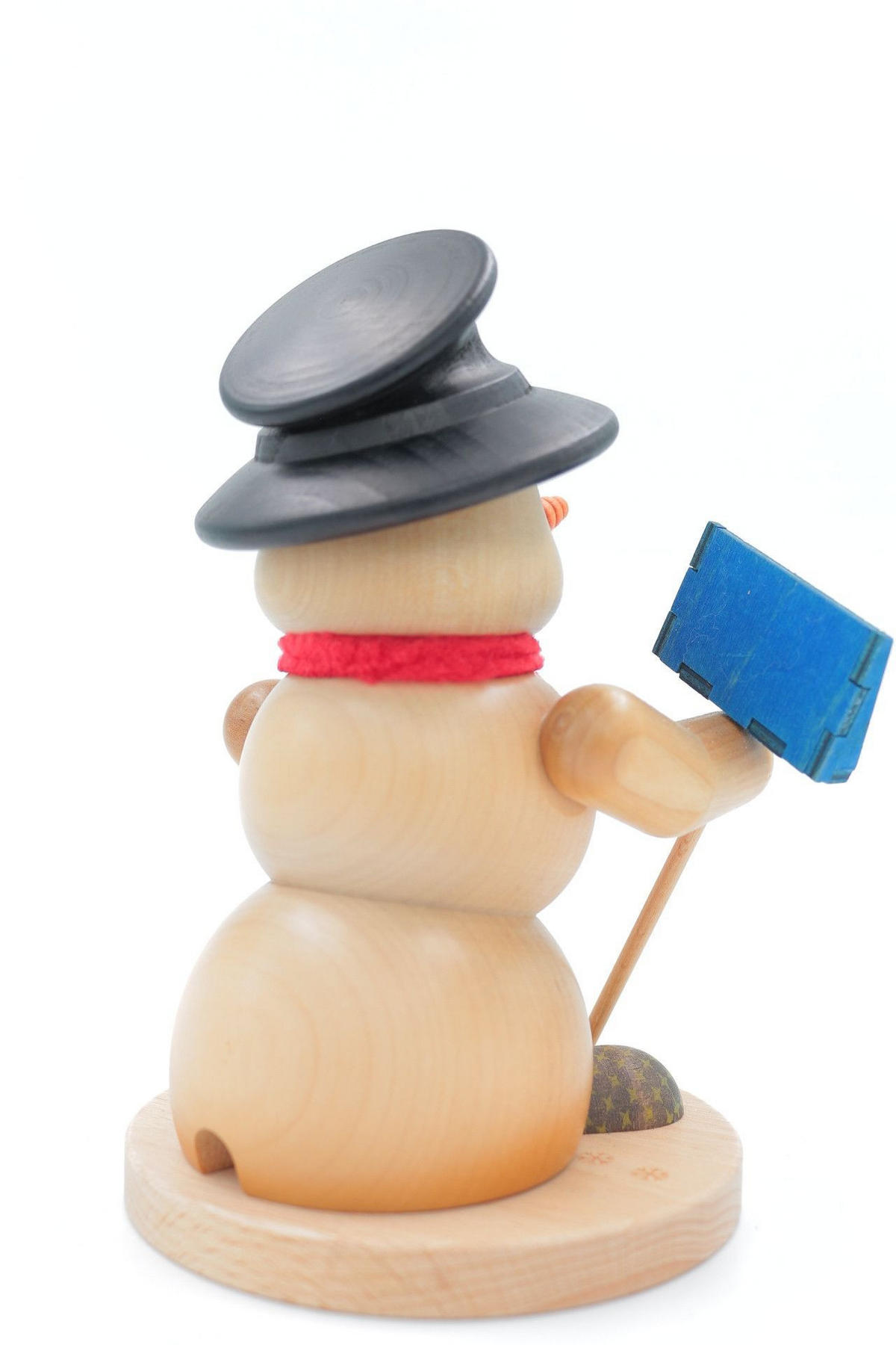 RAUCHFIGUR Schneemann Natur Schneeschieber Natur 19 cm - Multicolor, Holz (15/19/0.1cm)