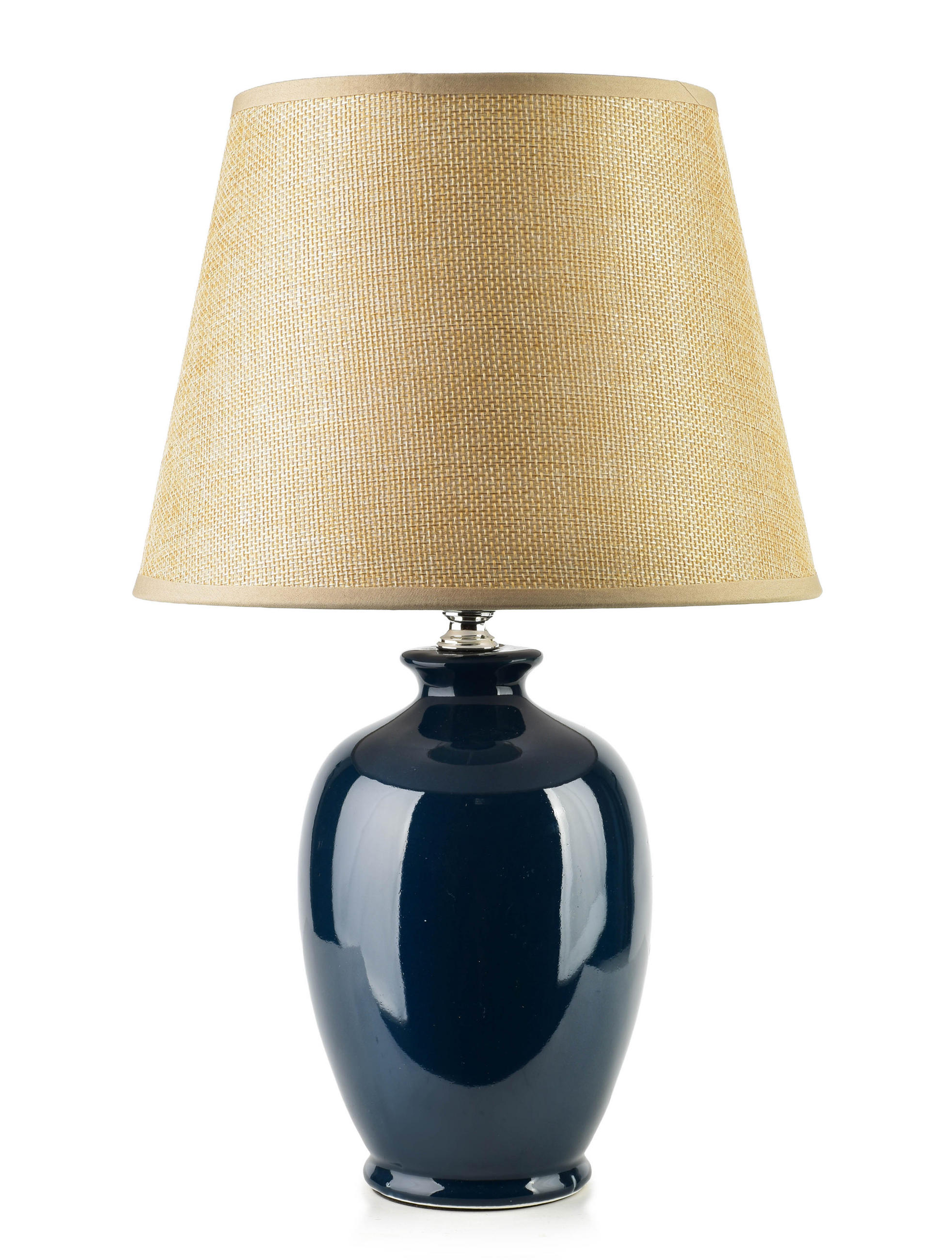 TISCHLAMPE Leti Dunkelblau 12/23/36 cm Keramik - Dunkelblau, Keramik (12/23/36cm) - Mondex